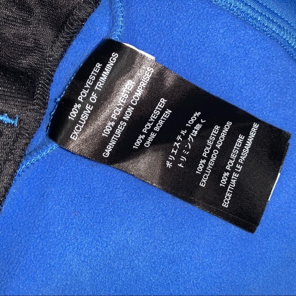 Orage Full Zip Tech Fleece Jacket Youth XL Blue - Picture 6 of 6
